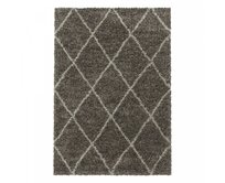 Ayyildiz koberce Kusový koberec Alvor Shaggy 3401 taupe - 120x170 cm Hnědá, Velké (190x270 cm a větší), Syntetický (umělý)