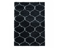 Ayyildiz koberce Kusový koberec Salsa Shaggy 3201 anthrazit - 140x200 cm Šedá, Velké (190x270 cm a větší), Syntetický (umělý)