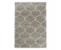 Ayyildiz koberce Kusový koberec Salsa Shaggy 3201 beige - 60x110 cm Béžová, Velké (190x270 cm a větší), Syntetický (umělý)