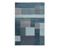 Flair Rugs koberce Kusový koberec Hand Carved Cosmos Denim Blue - 120x170 cm Modrá, Velké (190x270 cm a větší), Syntetický (umělý)