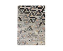 Flair Rugs koberce Kusový koberec Moda River Grey/Multi - 120x170 cm Černobílá, Střední (80x160 - 164x240), Přírodní