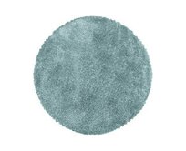 Ayyildiz koberce Kusový koberec Fluffy Shaggy 3500 blue kruh - 120x120 (průměr) kruh cm Modrá, Střední (80x160 - 164x240), Syntetický (umělý)