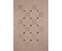 Devos koberce Kusový koberec FLOORLUX Silver/Black 20079 - 200x290 cm Béžová, Velké (190x270 cm a větší), Syntetický (umělý)