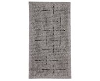 Devos koberce Kusový koberec FLOORLUX Silver/Black 20008 - 60x110 cm Šedá, Velké (190x270 cm a větší), Syntetický (umělý)
