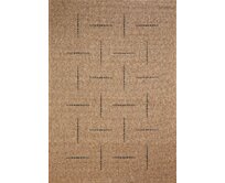 Devos koberce Kusový koberec FLOORLUX Coffee/Black 20008 - 240x330 cm Hnědá, Velké (190x270 cm a větší), Syntetický (umělý)
