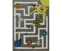 Berfin Dywany Dětský kusový koberec Smart Kids 22303 Beige - 160x230 cm Béžová, Střední (80x160 - 164x240), Syntetický (umělý)