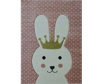 Berfin Dywany Dětský kusový koberec Smart Kids 22414 Pink - 160x230 cm Růžová, Střední (80x160 - 164x240), Syntetický (umělý)