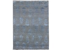 Diamond Carpets koberce Ručně vázaný kusový koberec Diamond DC-EKT 10 Silver/blue - 120x170 cm Modrá, Velké (190x270 cm a větší), Přírodní