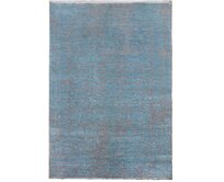 Diamond Carpets koberce Ručně vázaný kusový koberec Diamond DC-JK 1 Silver/light blue - 140x200 cm Modrá, Velké (190x270 cm a větší), Přírodní