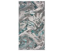 Flair Rugs koberce Kusový koberec Eris Marbled Emerald - 120x170 cm Modrá, Velké (190x270 cm a větší), Syntetický (umělý)