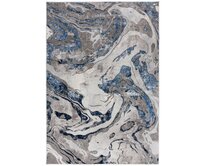 Flair Rugs koberce Kusový koberec Eris Marbled Navy - 120x170 cm Modrá, Střední (80x160 - 164x240), Syntetický (umělý)