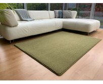 Vopi koberce Kusový koberec Udine zelený - 80x150 cm Zelená, Malé (80x150 cm a menší), Syntetický (umělý)