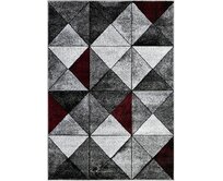 Ayyildiz koberce Kusový koberec Alora A1045 Red - 80x150 cm Šedá, Střední (80x160 - 164x240), Syntetický (umělý)