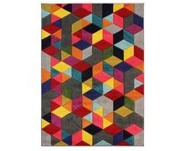 Flair Rugs koberce Kusový koberec Spectrum Dynamic Multi - 80x150 cm Vícebarevná, Střední (80x160 - 164x240), Syntetický (umělý)