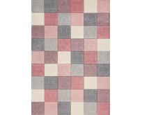 Oriental Weavers koberce Kusový koberec Portland 1923/RT41 - 67x120 cm Růžová, Malé (80x150 cm a menší), Syntetický (umělý)