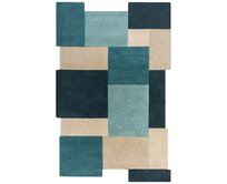 Flair Rugs koberce Kusový koberec Abstract Collage Teal - 120x180 cm Vícebarevná, Velké (190x270 cm a větší), Přírodní