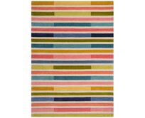 Flair Rugs koberce Ručně všívaný kusový koberec Illusion Piano Pink/Multi - 120x170 cm Vícebarevná, Velké (190x270 cm a větší), Přírodní