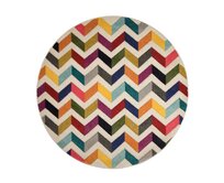Flair Rugs koberce Kusový koberec Spectrum Bolero Multi kruh - 160x160 (průměr) kruh cm Vícebarevná, Střední (80x160 - 164x240), Syntetický (umělý)