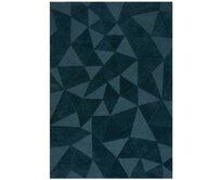 Flair Rugs koberce Kusový koberec Moderno Shard Teal - 120x170 cm Modrá, Střední (80x160 - 164x240), Přírodní