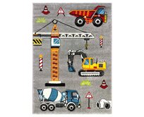 Dětský kusový koberec Diamond Kids 24220/95 - 120x170 cm Vícebarevná, Velké (190x270 cm a větší), Syntetický (umělý)