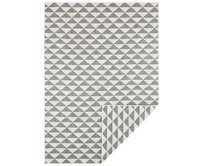NORTHRUGS - Hanse Home koberce Kusový koberec Twin Supreme  Tahiti Grey/Cream - 80x150 cm Šedá, Střední (80x160 - 164x240), Syntetický (umělý)