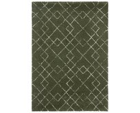 Mint Rugs - Hanse Home koberce Kusový koberec Allure   Olive-Green/Cream - 80x150 cm Zelená, Střední (80x160 - 164x240), Syntetický (umělý)