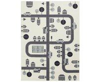 Hanse Home Collection koberce Dětský koberec Adventures  Creme - 160x220 cm Bílá, Střední (80x160 - 164x240), Syntetický (umělý)
