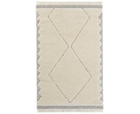 Mint Rugs - Hanse Home koberce Kusový koberec New Handira  Cream, Grey - 120x170 cm Bílá, Střední (80x160 - 164x240), Syntetický (umělý)
