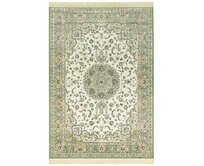 Nouristan - Hanse Home koberce Kusový koberec Naveh Ivory/Green - 135x195 cm Zelená, Velké (190x270 cm a větší), Přírodní