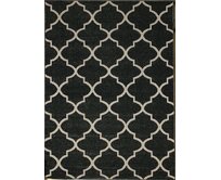 Berfin Dywany Kusový koberec Lagos 1052 D. Silver (Grey) - 80x150 cm Černá, Velké (190x270 cm a větší), Syntetický (umělý)