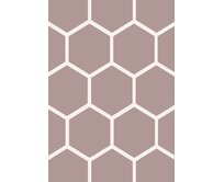 GDmats koberce Designový kusový koberec Honeycomb od Jindřicha Lípy - 120x170 cm Béžová, Velké (190x270 cm a větší), Syntetický (umělý)