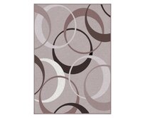 GDmats koberce Designový kusový koberec Circles od Jindřicha Lípy - 160x230 cm Béžová, Velké (190x270 cm a větší), Syntetický (umělý)