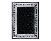 Dywany Łuszczów Kusový koberec Gloss 2813 87 greek black/grey - 280x370 cm Černobílá, Velké (190x270 cm a větší), Syntetický (umělý)
