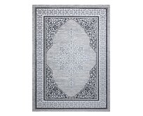 Dywany Łuszczów Kusový koberec Gloss 8490 52 Ornament ivory/grey - 160x220 cm Šedá, Střední (80x160 - 164x240), Syntetický (umělý)