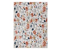 Dywany Łuszczów Kusový koberec Botanic 65239 flowers grey – na ven i na doma - 117x170 cm Vícebarevná, Střední (80x160 - 164x240), Syntetický (umělý)