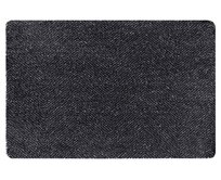 Hanse Home Collection koberce Rohožka Clean & Go  Black Anthracite – na ven i na doma - na ven i na doma - 45x67 cm Šedá, Malé (80x150 cm a menší), Syntetický (umělý)