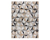 Dywany Łuszczów Kusový koberec Cooper Sisal Mosaic 22222 ecru/black – na ven i na doma - 160x220 cm Šedá, Střední (80x160 - 164x240), Syntetický (umělý)