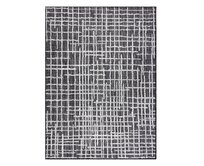 Dywany Łuszczów Kusový koberec Sion Sisal Trellis 22144 black/ecru – na ven i na doma - 140x190 cm Šedá, Velké (190x270 cm a větší), Syntetický (umělý)