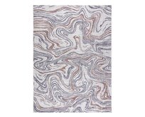 Dywany Łuszczów Kusový koberec Sion Sisal Waves 2836 ecru/blue/pink – na ven i na doma - 80x150 cm Vícebarevná, Velké (190x270 cm a větší), Syntetický (umělý)