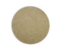 Vopi koberce Kusový koberec Color shaggy béžový kruh - 250x250 (průměr) kruh cm Béžová, Velké (190x270 cm a větší), Syntetický (umělý)