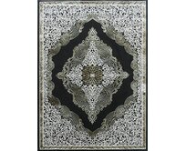 Berfin Dywany Kusový koberec Elite 3935 Black Gold - 80x150 cm Černobílá, Velké (190x270 cm a větší), Syntetický (umělý)