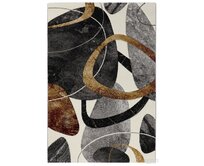 Medipa (Merinos) koberce Kusový koberec Diamond 24180/695 - 140x200 cm Šedá, Velké (190x270 cm a větší), Syntetický (umělý)