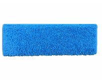 Vopi koberce Nášlapy na schody Color Shaggy modrý obdélník - 24x65 obdélník (rozměr včetně ohybu) Modrá, Syntetický (umělý)
