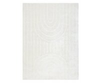Dywany Łuszczów Kusový koberec Mode 8494 geometric cream - 140x190 cm Béžová, Velké (190x270 cm a větší), Syntetický (umělý)