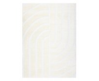 Dywany Łuszczów Kusový koberec Mode 8631 geometric cream - 120x170 cm Bílá, Velké (190x270 cm a větší), Syntetický (umělý)