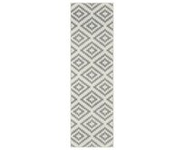 Hanse Home Collection koberce Běhoun Basic Cream - 80x400 cm Šedá, Velké (190x270 cm a větší), Syntetický (umělý)