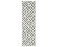 Hanse Home Collection koberce Běhoun Basic  Cream - 80x450 cm Šedá, Velké (190x270 cm a větší), Syntetický (umělý)