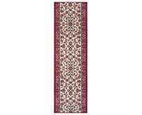 Hanse Home Collection koberce Běhoun Basic Red Creme - 80x200 cm Červená, Velké (190x270 cm a větší), Syntetický (umělý)