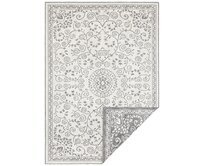 NORTHRUGS - Hanse Home koberce Kusový koberec Twin Supreme Leyte Grey/Cream – na ven i na doma - 120x170 cm Šedá, Střední (80x160 - 164x240), Syntetický (umělý)