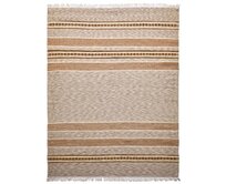 Diamond Carpets koberce Ručně vázaný kusový koberec Wild West DESP HL62 - 200x290 cm Hnědá, Velké (190x270 cm a větší), Přírodní